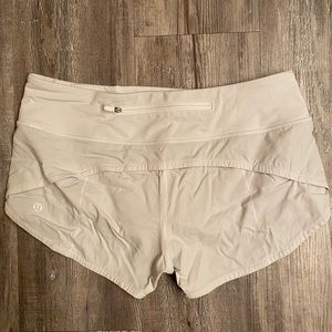 White Lulu shorts